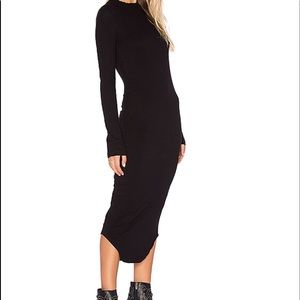 MONROW Sale Dress Long Sleeve Black
